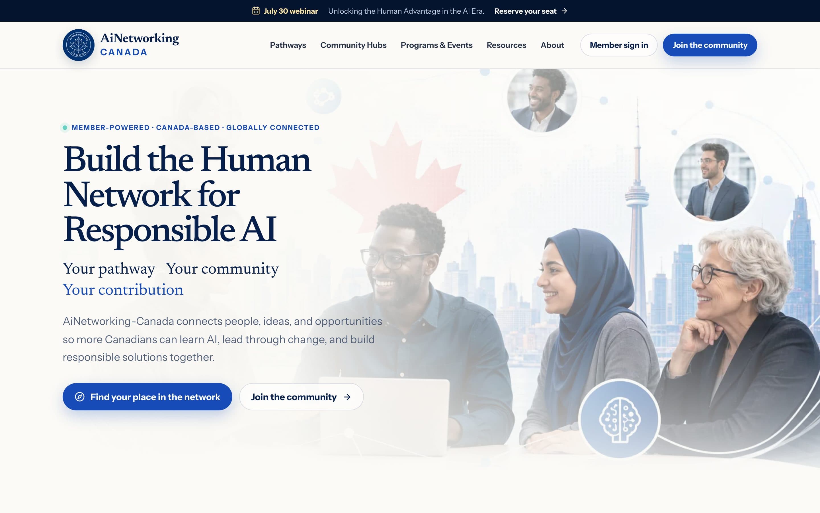 AiNetworking Canada — Desktop